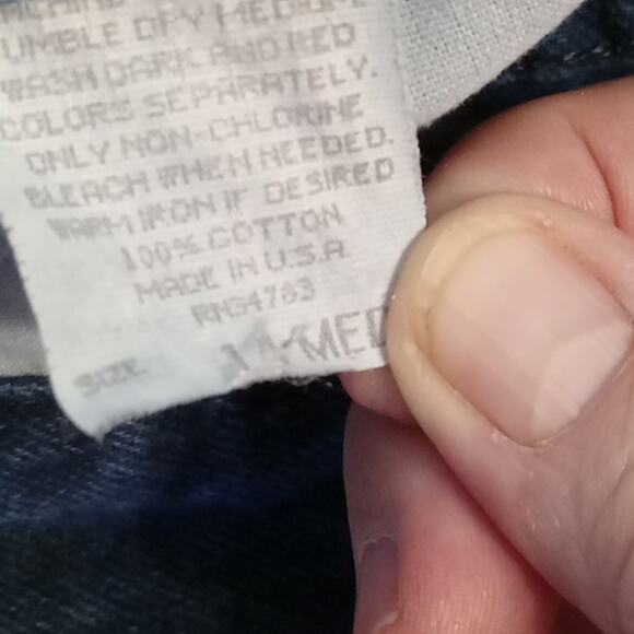 Denim Rider high rise size 14m 28×28 straight jeans. - Picture 6 of 9